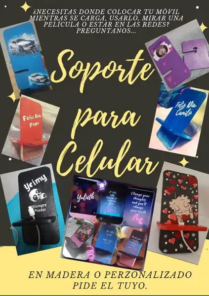 Soporte para celular Perzonalizado